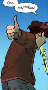 thumbs up cool vomit