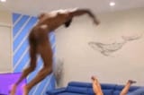 Black Man ready to pounce on that kfc