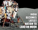 India lands on the moon