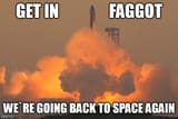 get in faggot space