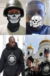 skull and bones nigger nazi commies