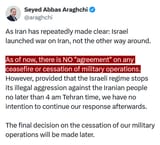 Foreign Minister Seyed Abbas Araghchi