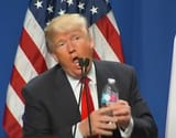 trump mocks Rubio&#039;s SOTU water incident
