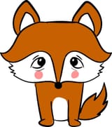 sad-fox-illustration-on-white-background-free-vector