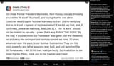 President Trump 23-06-2025 &#039;Did I hear Former President Medvedev, from Russia, casually throwing arount the &#039;N word&#039; (Nuclear!) and saying that&#039; P