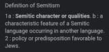Semitism