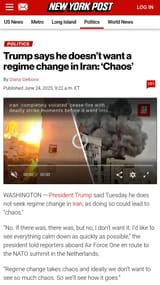 no regime change