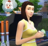 no one will read this text but the first time i saw this image my brain thought it was a power station behind her not a grill