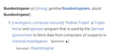 federal trojan