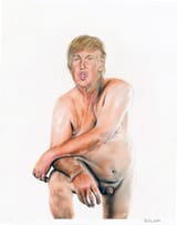 trump naked portrait