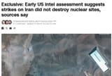 US military strikes on Iran’s nuclear facilities did not destroy anything