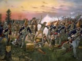 Patriots Routing Hessians, Don Troiani