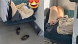 電車の席で寝てる女子高生がいて迷惑 GbRStCOakAMrmmd