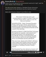 Screenshot 2025-06-24 at 22-35-30 Breanna Morello (@BreannaMorello) 🚨BREAKING NEWS🚨 Mark Levin has been appointed to the Homeland Security Advisory Council by President Donald J. Trump and Secretary Kristi Noem. The administration also appo[...]