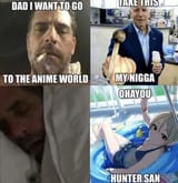 hunter biden and joe using crack to plane shift to his demiplane of anime girls they kidnapped