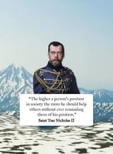 Saint Tsar Nicholas II quote