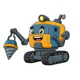 happy-cartoon-robot-drill-tracks-happy-cartoon-robot-drill-tracks-380171981