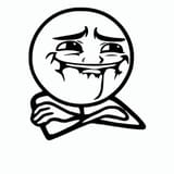 a-troll-face-with-a-smile-on-it-vector