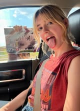 Bubble Gum Tongue For My Cum To Land On