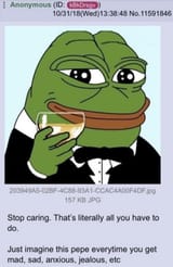 pepe stop caring