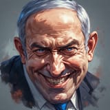 netanyahu smiling