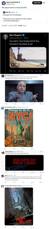 jews flee from new york posting