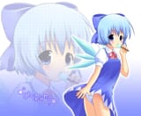 Konachan.com - 84256 cirno fairy loli panties popsicle striped_panties touhou underwear zoom_layer