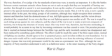 WAR IS PEACE