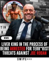 The Liver King has reportedly been arrested on terrrist charges after he traveled all the way to Austin, TX to go after Joe Rogan 😳 Thoughts(Via @liverking)