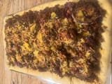 Moroccan Stew Pizza Serbian Style