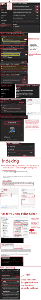 Windows Privacy absolute basics