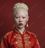 Albino Chinese women