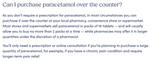 paracetamol