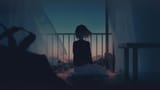balcony sunset