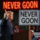 never goon trump