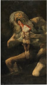 Francisco de Goya_Saturn Devouring His Son (1819-1823)