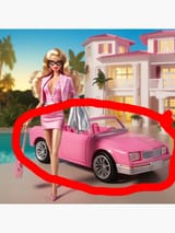 malibu barbie car
