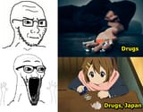 Wojak Drugs Japan