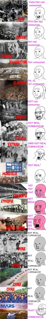 soviet empire was tyranny moreso than any leftist window dressing and collectivization was implemented such that it amounted to little more than imperialism Communism