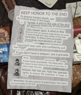 keep honor to the end