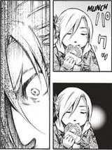 Annie tries donuts