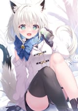 Fubuki sweet with a can___shirakami_fubuki_and_sukonbu_hololive_drawn_by_mikeou__sample-08804000f304a91b62bead56c9eae31c