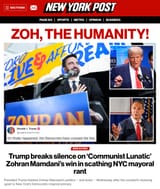 a trump sure is zohr about this