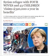 m refugee 4 wives 23 children grmany