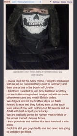He fell for the Azov meme