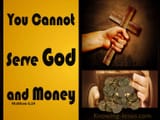 Matthew 6-24 No One Can Serve Two Masters brown_result