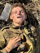 dead Russian soldier
