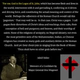 Adolf Hitler Roman Catholicism Wagener Memoirs