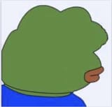 pepe gazes into the distance
