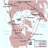 Airplane-routes-one-North-Pole-Richard-E-1926